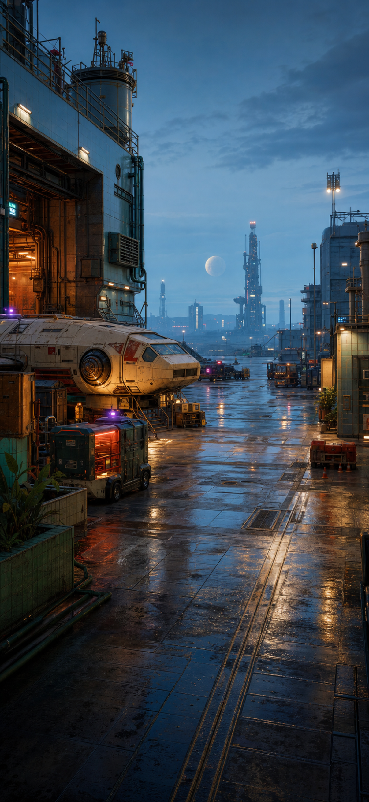 Off-world Freight Courtyard