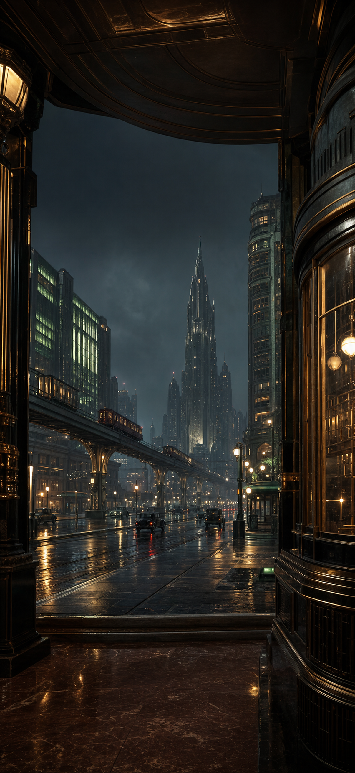 Jade Brass Metropolis