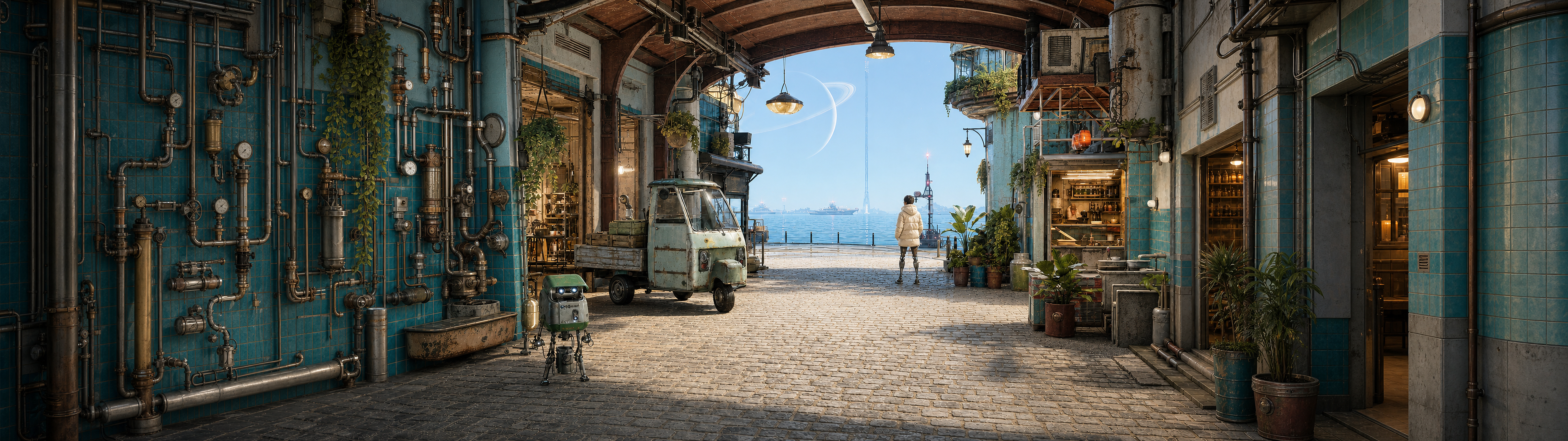 Harbour Arcade — Daylight